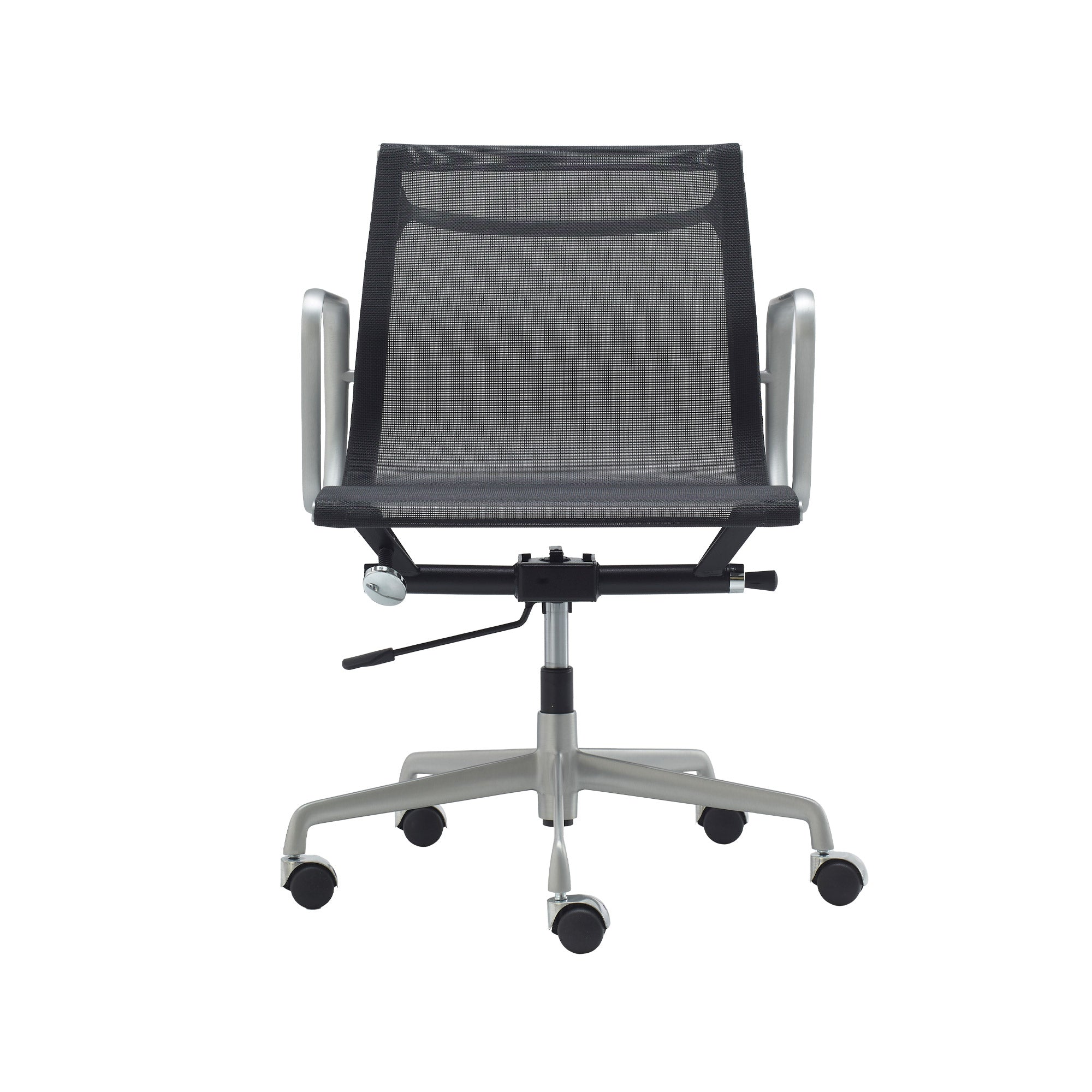 Silla EA117, aluminio satinado